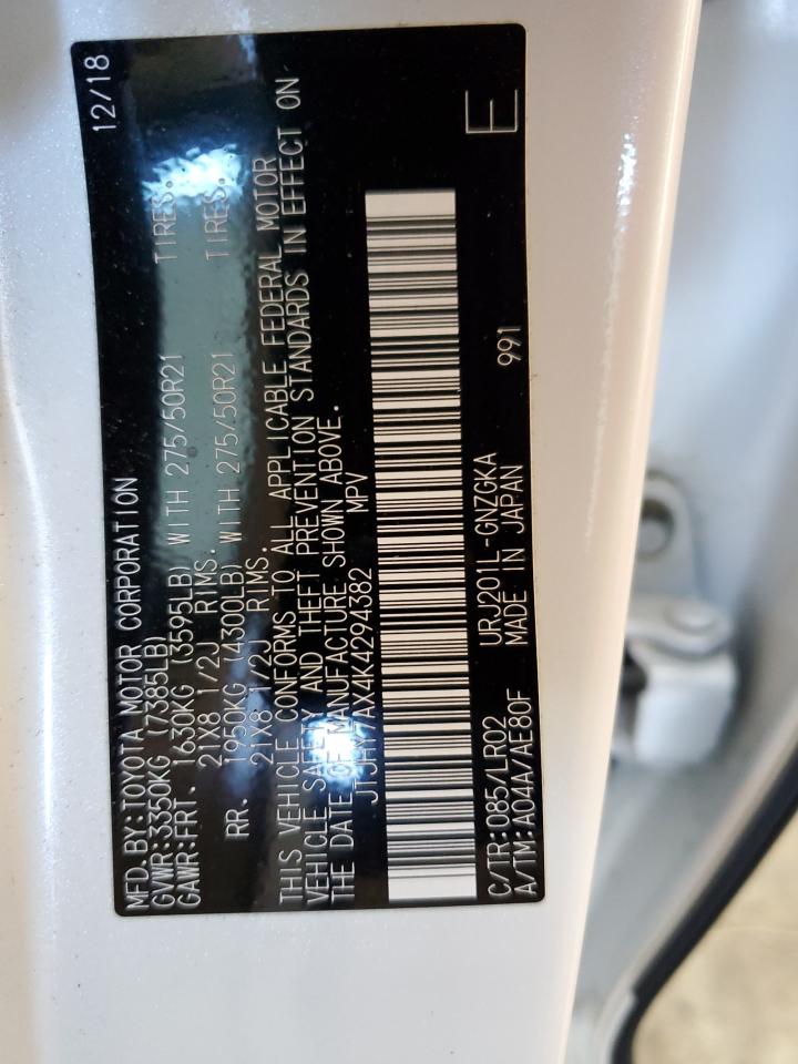 JTJHY7AX4K4294382 2019 Lexus Lx 570