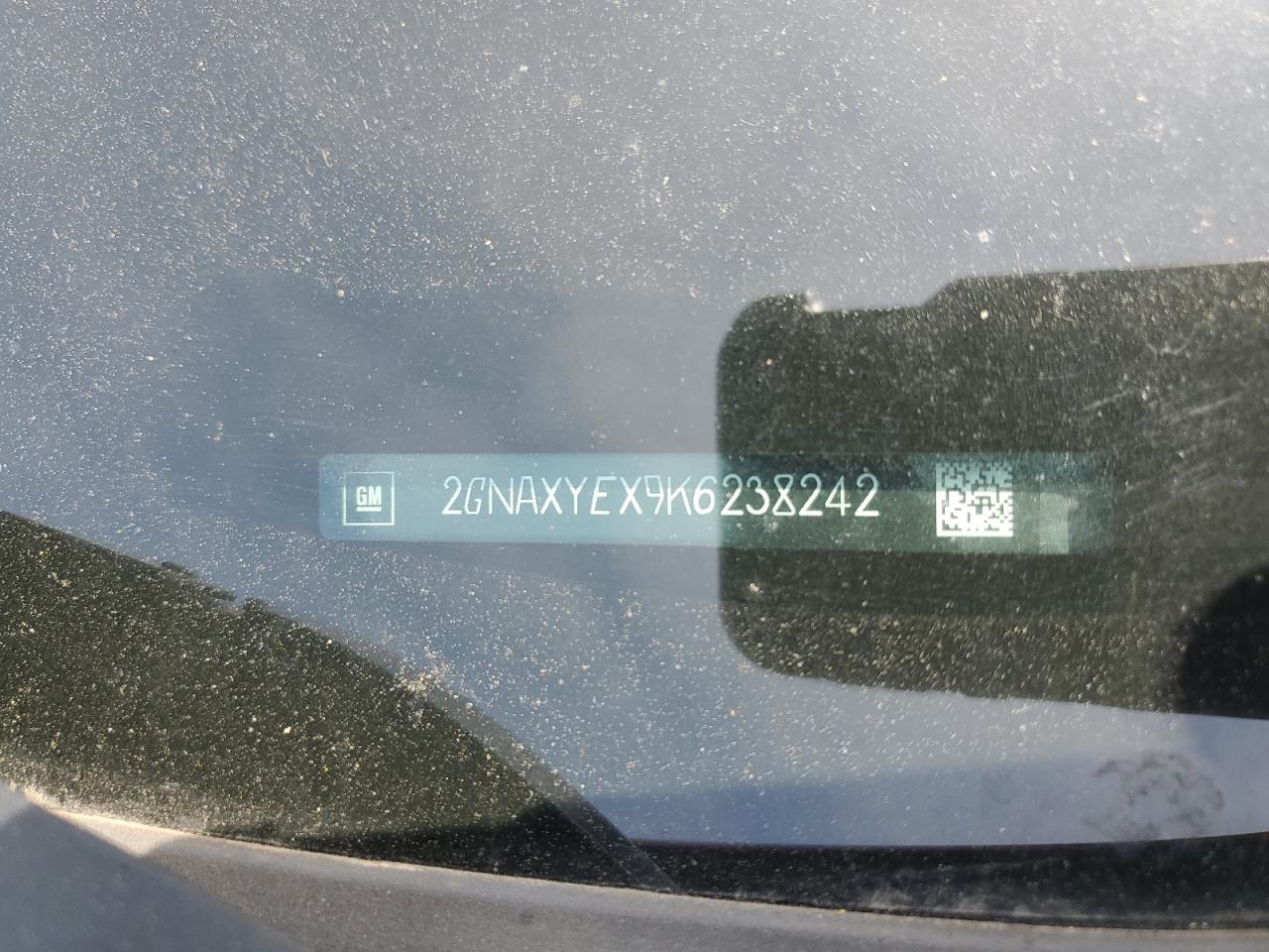 2GNAXYEX9K6238242 2019 Chevrolet Equinox Premier