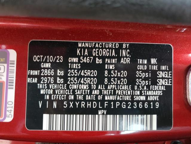 2023 KIA SORENTO EX - 5XYRHDLF1PG236619