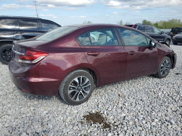 Vin: 19xfb2f89fe240189, lot: 53111234, honda civic ex 20153