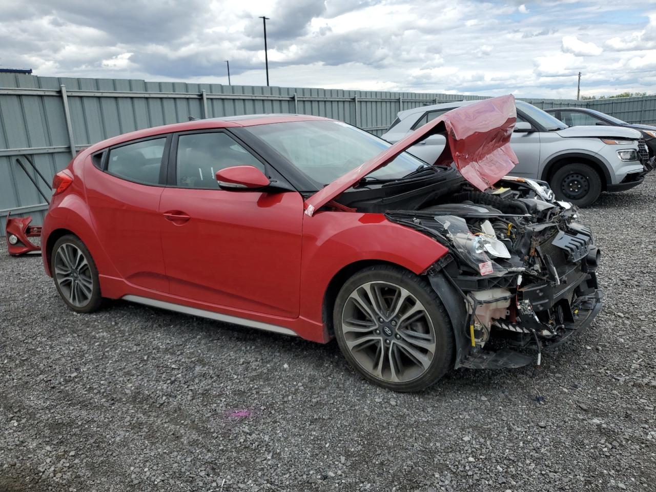 KMHTC6AE7GU288129 2016 Hyundai Veloster Turbo