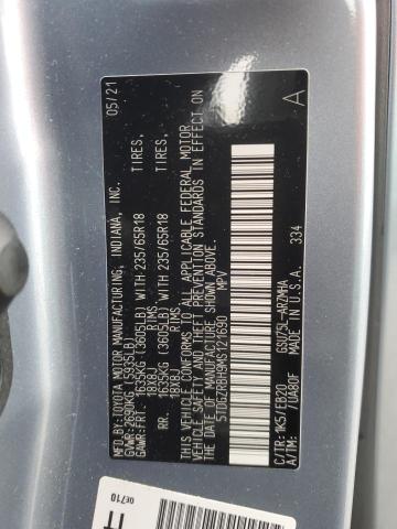 2021 Toyota Highlander Xle VIN: 5TDGZRBH9MS121690 Lot: 56526724