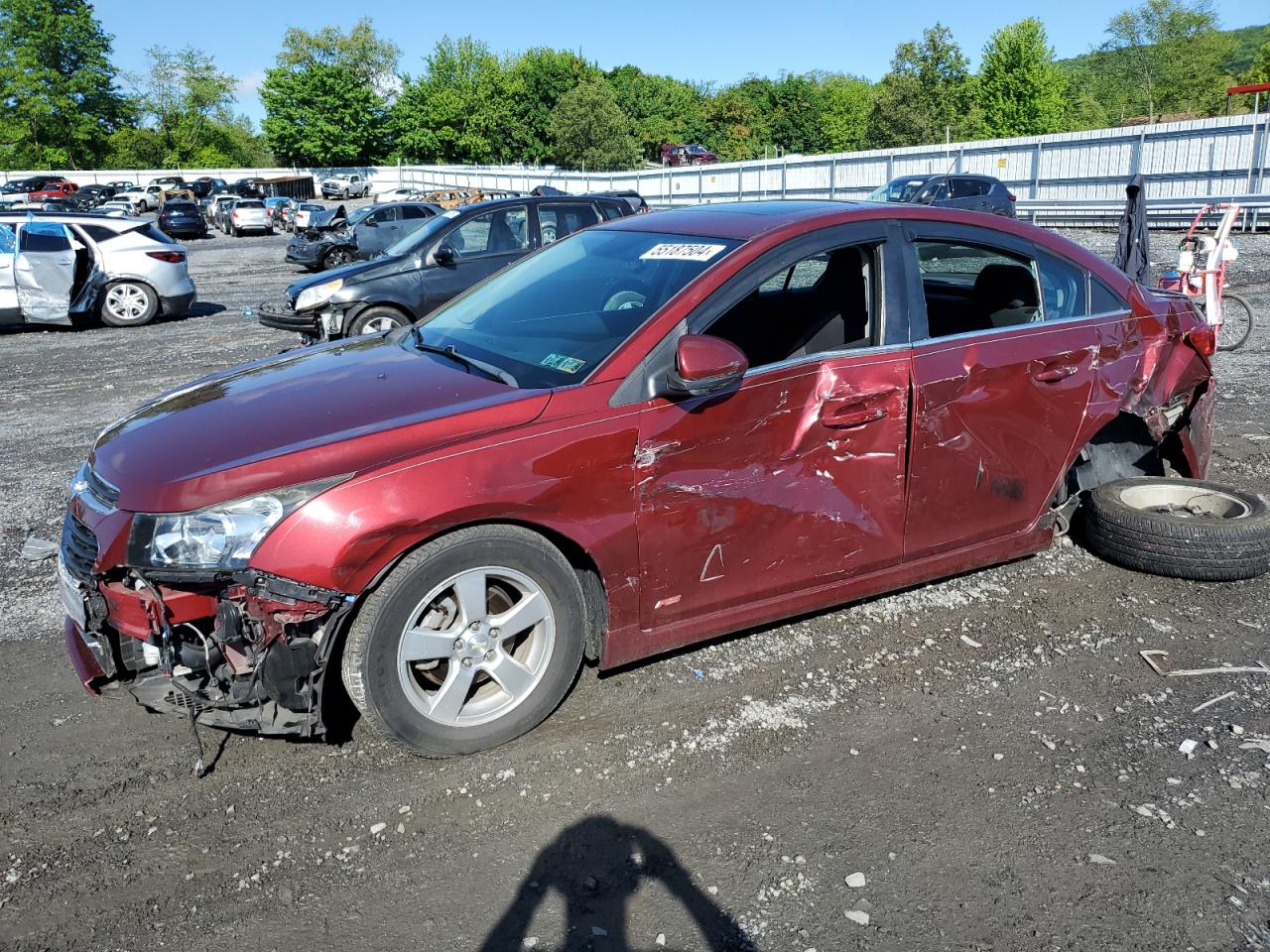 1G1PC5SBXF7247939 2015 Chevrolet Cruze Lt