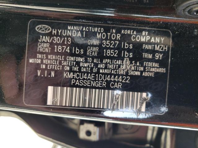 2013 Hyundai Accent Gls VIN: KMHCU4AE1DU444422 Lot: 53187474