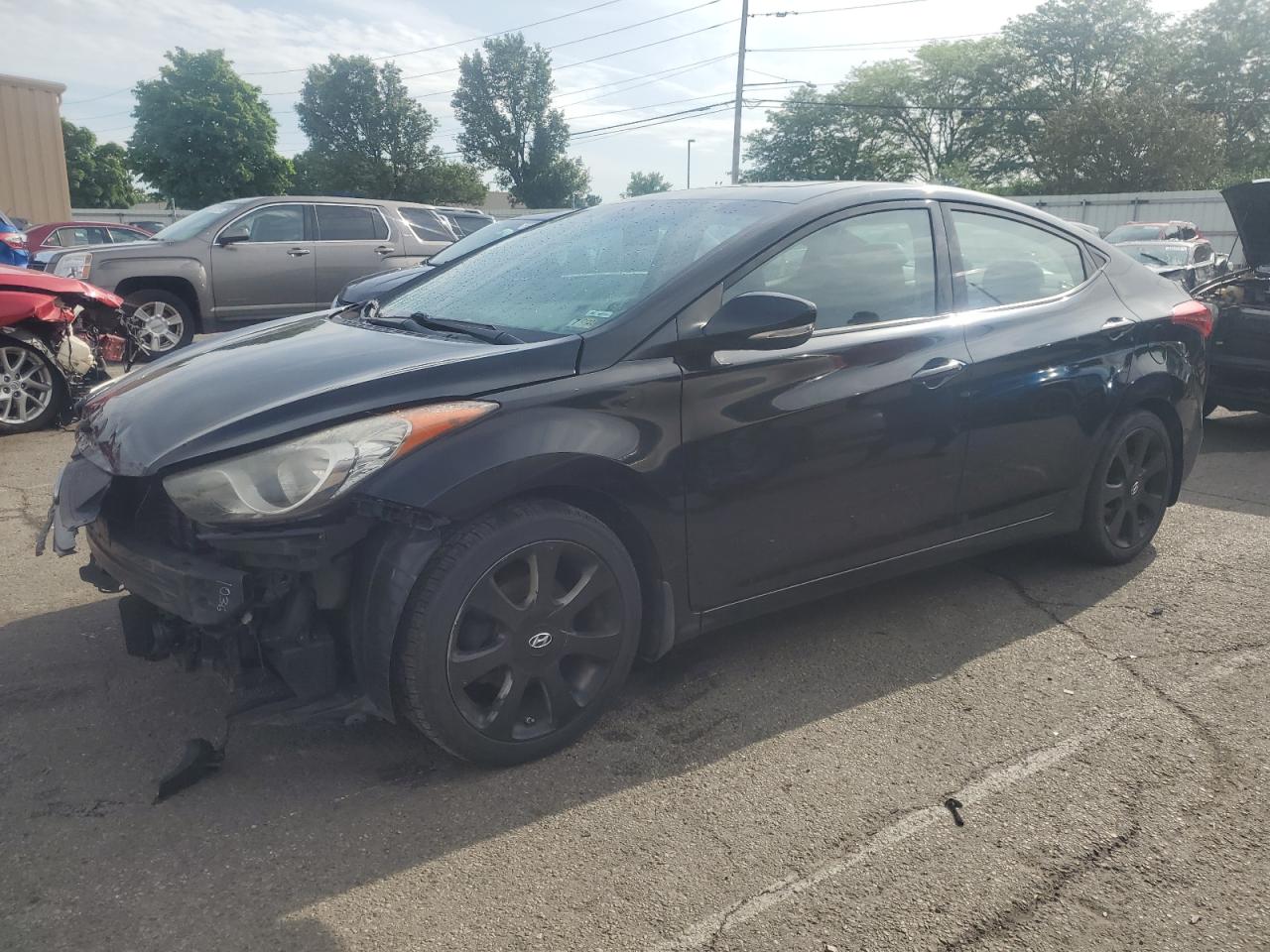 KMHDH4AE5DU687031 2013 Hyundai Elantra Gls