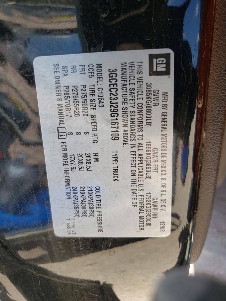 3GCEC23J29G167109 2009 Chevrolet Silverado C1500 Lt