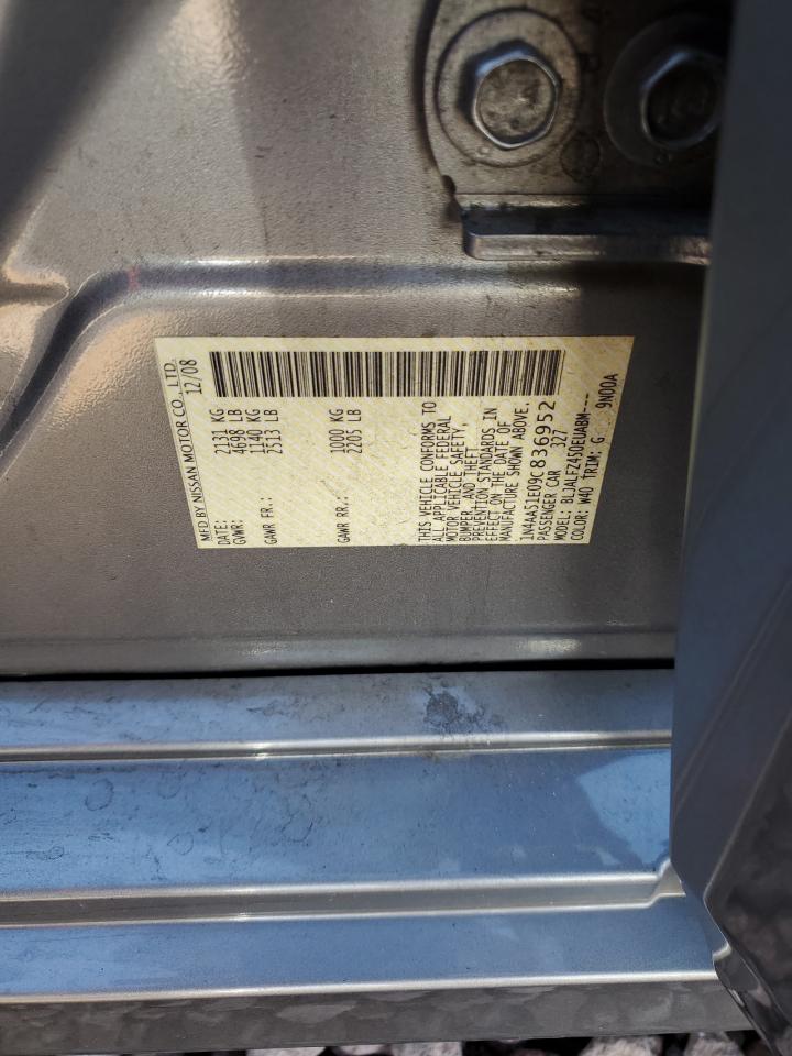 1N4AA51E09C836952 2009 Nissan Maxima S