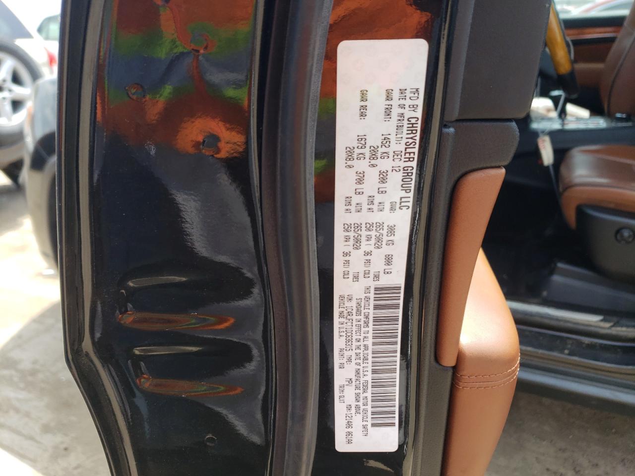 1C4RJFCT1DC636315 2013 Jeep Grand Cherokee Overland