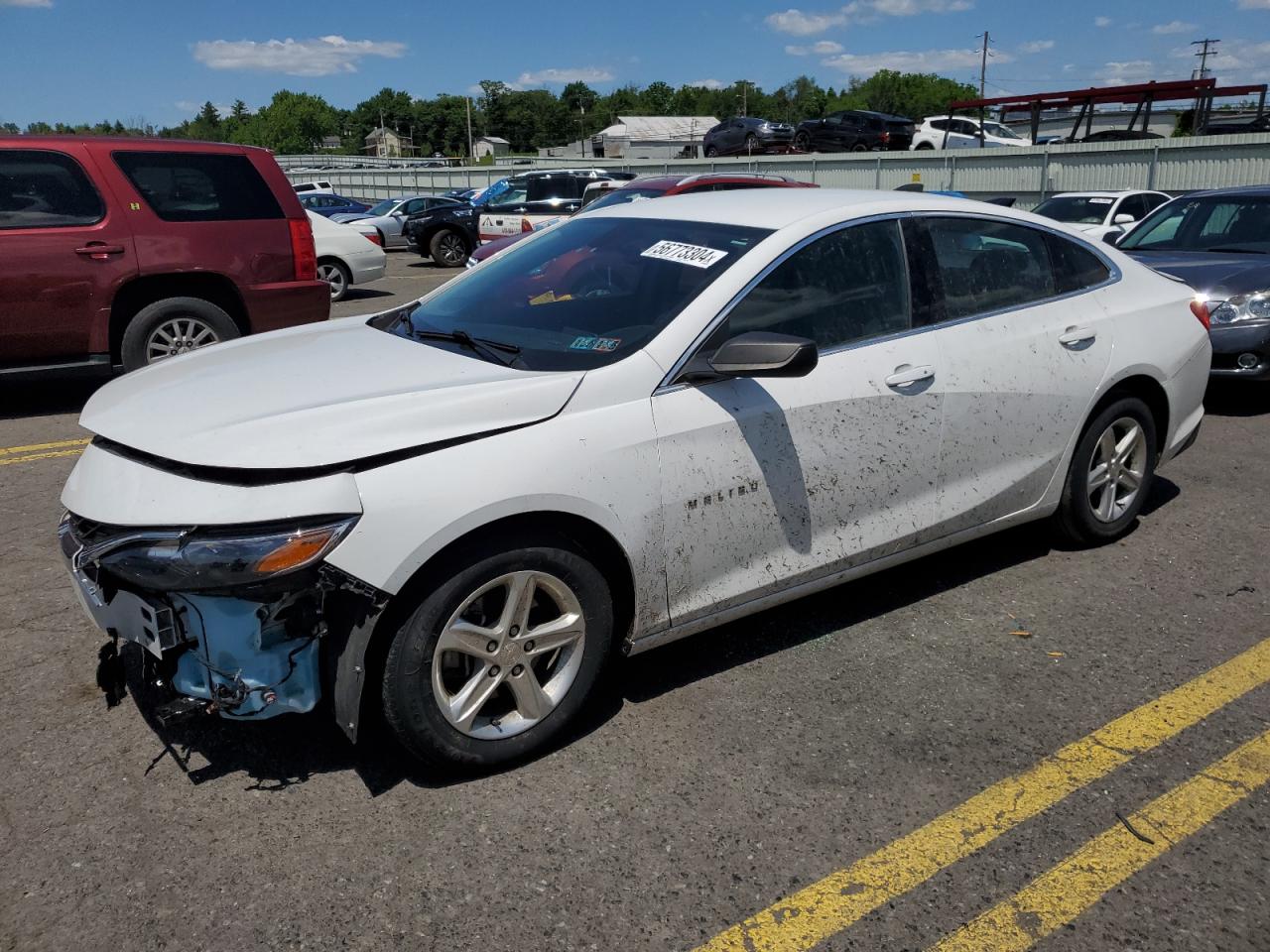 2020 Chevrolet Malibu Ls vin: 1G1ZB5ST8LF077697