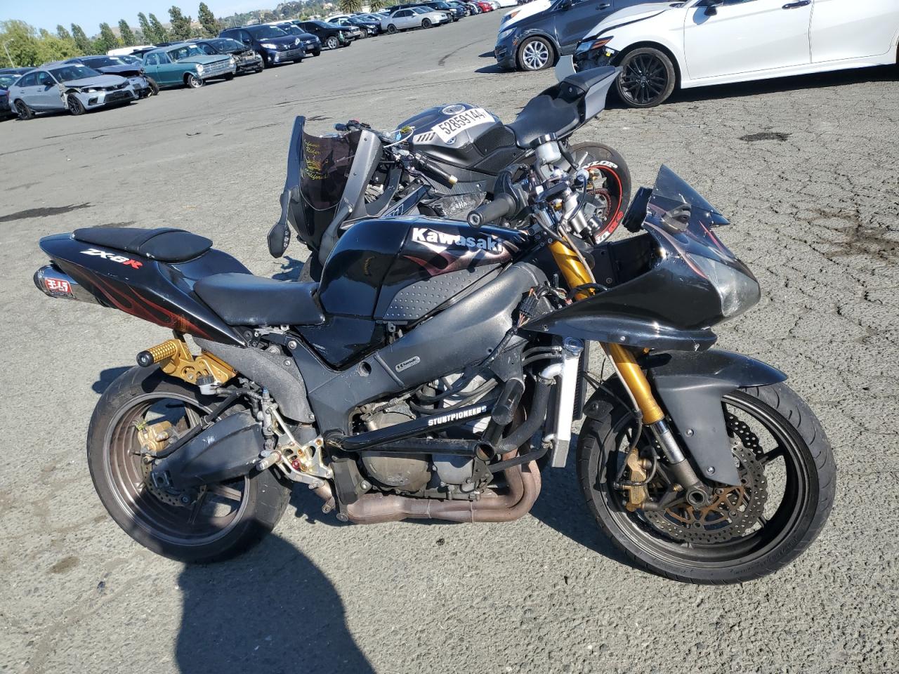 2005 Kawasaki Ninja ZX-6R at CA - Vallejo, Copart lot 55133744 