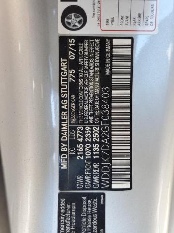 2016 MERCEDES-BENZ SL 550 - WDDJK7DA2GF038403