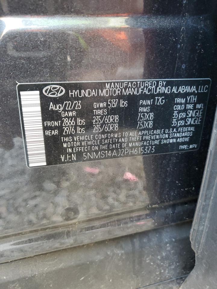 5NMS14AJ2PH615373 2023 Hyundai Santa Fe Se