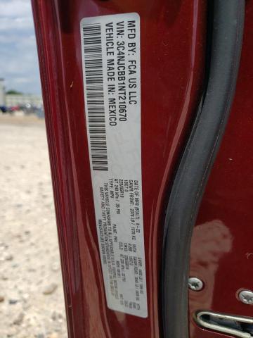 2022 Jeep Compass Latitude VIN: 3C4NJCBB1NT210670 Lot: 56712494