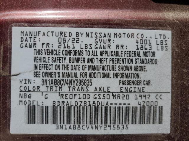 2022 Nissan Sentra Sv VIN: 3N1AB8CV4NY295835 Lot: 54732244