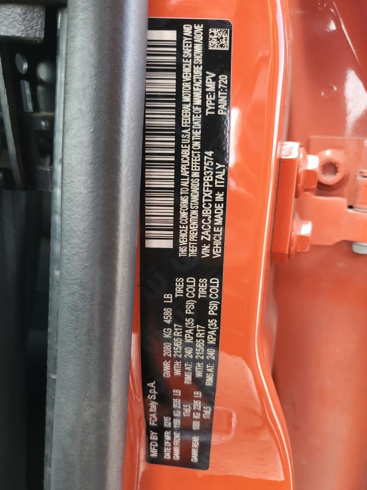 ZACCJBCTXFPB37574 2015 Jeep Renegade Trailhawk