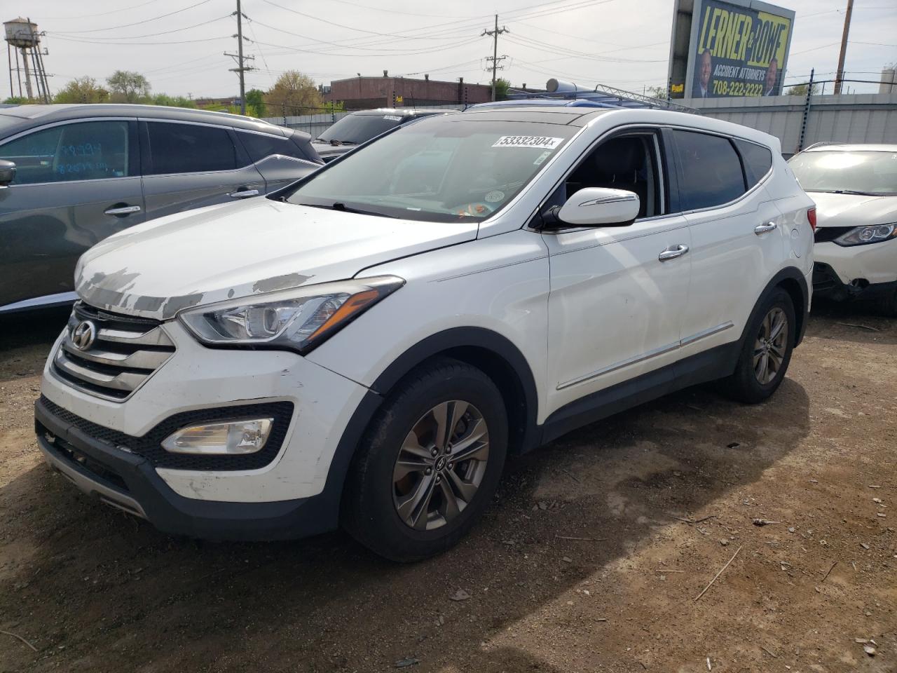 2013 Hyundai Santa Fe Sport vin: 5XYZU3LB6DG109234