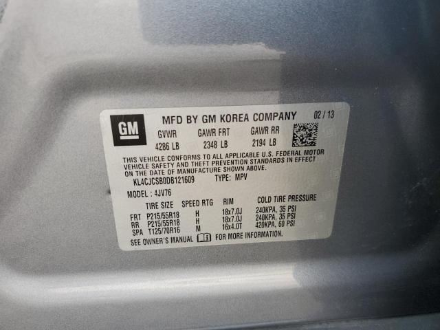 2013 Buick Encore VIN: KL4CJCSB0DB121609 Lot: 53211824