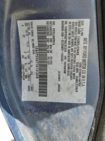 2000 Ford Taurus Ses VIN: 1FAFP55U7YA131310 Lot: 56886274