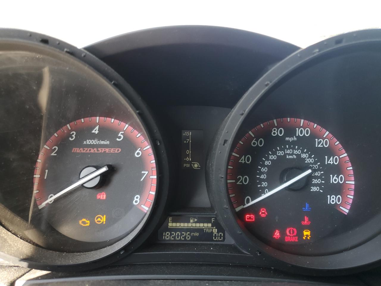 JM1BL1L34C1556130 2012 Mazda Speed 3