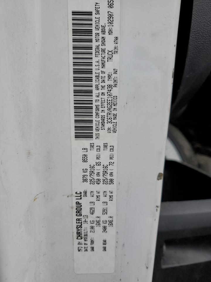 3C6TRVAG2EE107438 2014 Ram Promaster 1500 1500 Standard