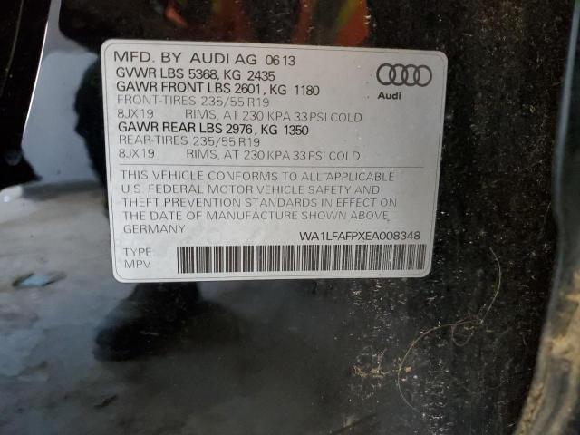 2014 Audi Q5 Premium Plus VIN: WA1LFAFPXEA008348 Lot: 56988354