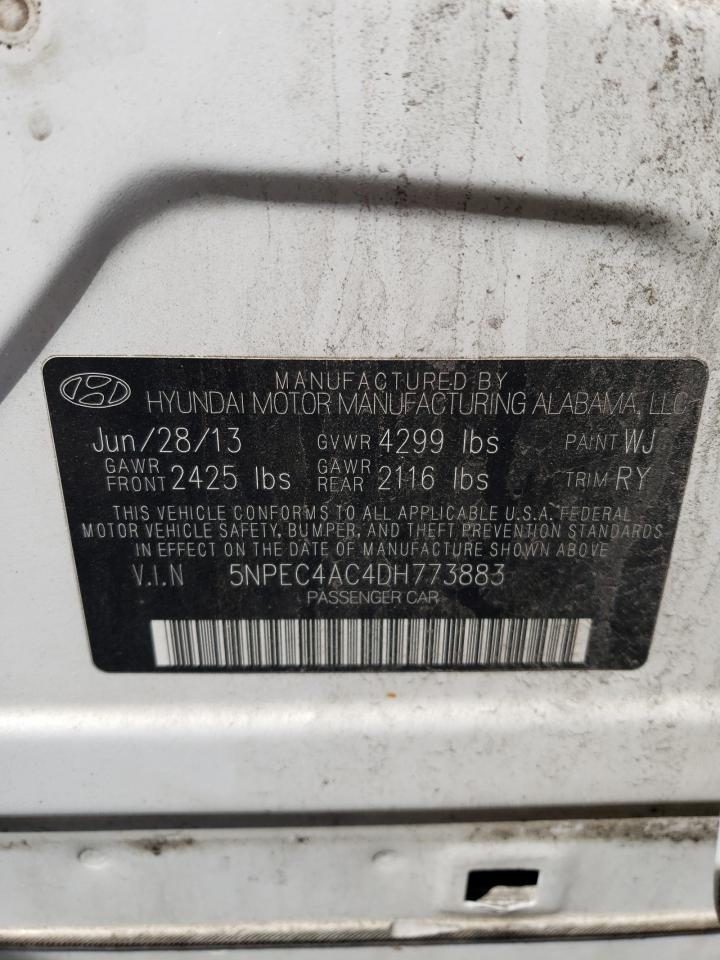 5NPEC4AC4DH773883 2013 Hyundai Sonata Se