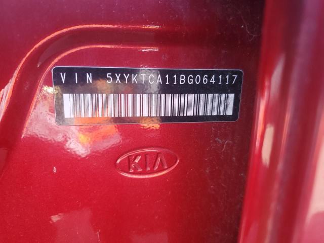 2011 Kia Sorento Base VIN: 5XYKTCA11BG064117 Lot: 54537024