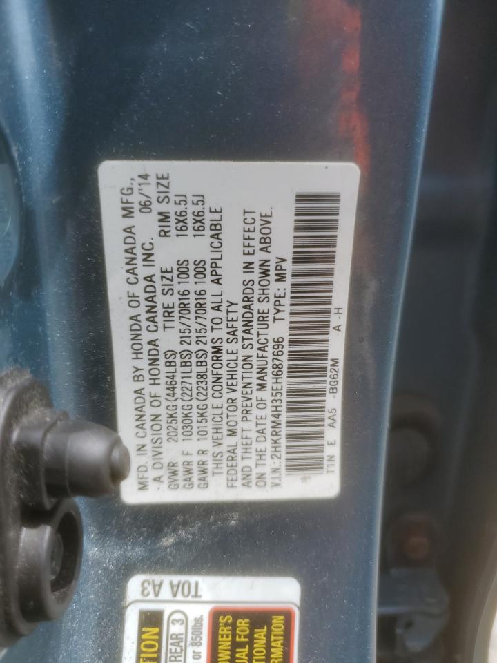 2HKRM4H35EH687696 2014 Honda Cr-V Lx