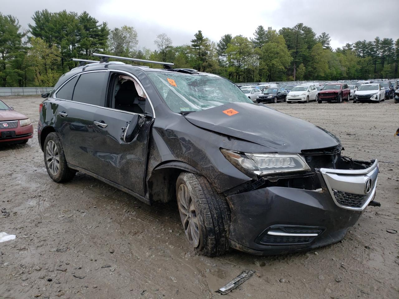 5FRYD4H43EB020482 2014 Acura Mdx Technology