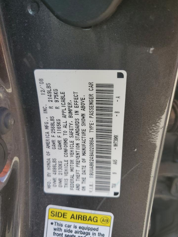 19UUA86249A020864 2009 Acura Tl