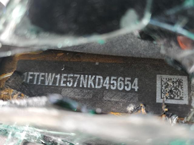 2022 Ford F150 Supercrew VIN: 1FTFW1E57NKD45654 Lot: 53663314