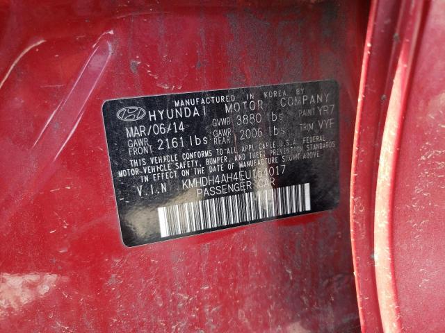 2014 Hyundai Elantra Se VIN: KMHDH4AH4EU154017 Lot: 56365614