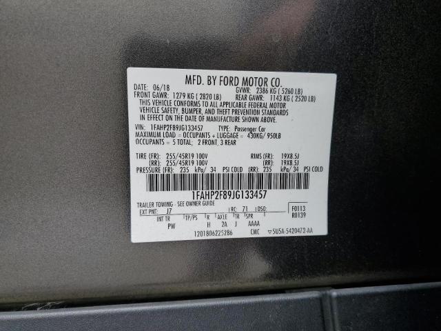 2018 FORD TAURUS LIM - 1FAHP2F89JG133457