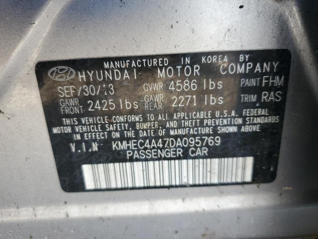 2013 Hyundai Sonata Hybrid VIN: KMHEC4A47DA095769 Lot: 56046884