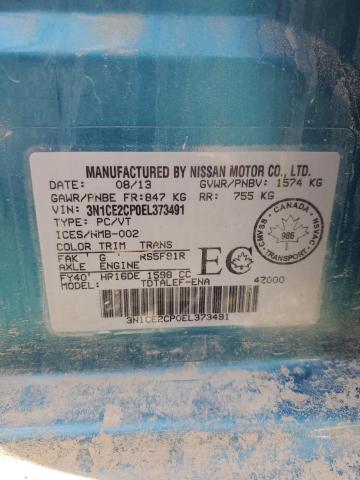 2014 Nissan Versa Note S VIN: 3N1CE2CP0EL373491 Lot: 52864774