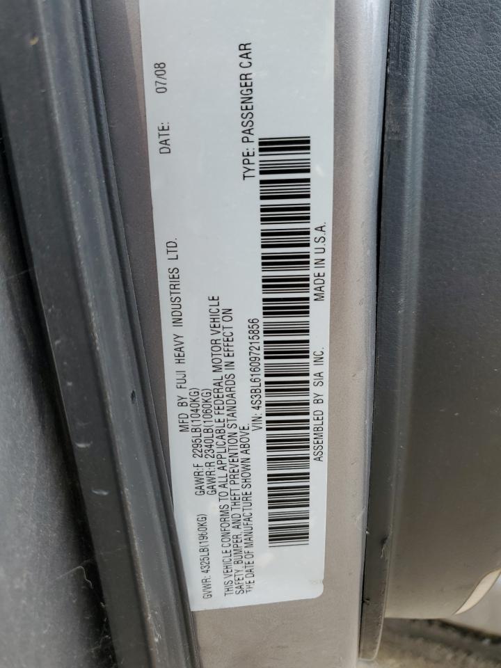 4S3BL616097215856 2009 Subaru Legacy 2.5I