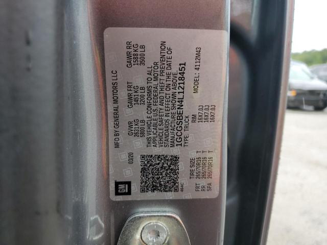 2020 Chevrolet Colorado VIN: 1GCGSBEN4L1218451 Lot: 51332804