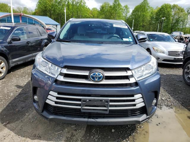 2019 Toyota Highlander Hybrid VIN: 5TDJGRFHXKS057095 Lot: 53746854