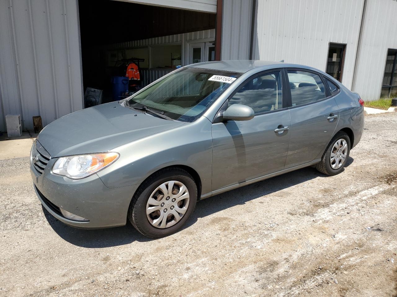 KMHDU4AD5AU865132 2010 Hyundai Elantra Blue