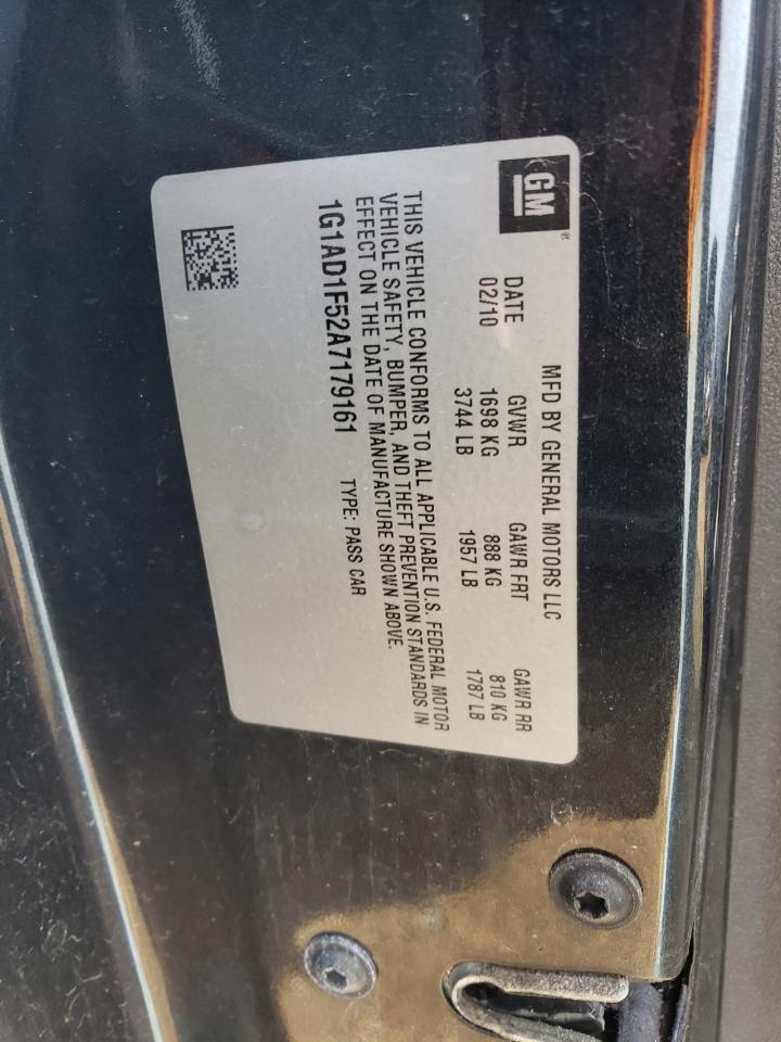 1G1AD1F52A7179161 2010 Chevrolet Cobalt 1Lt