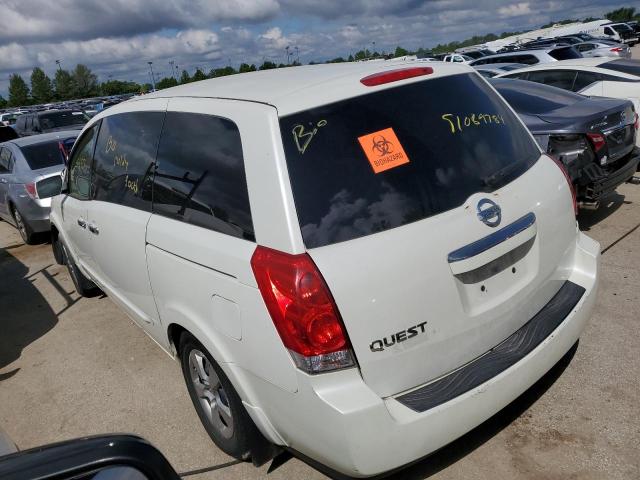 2007 Nissan Quest S VIN: 5N1BV28U97N125648 Lot: 54706524