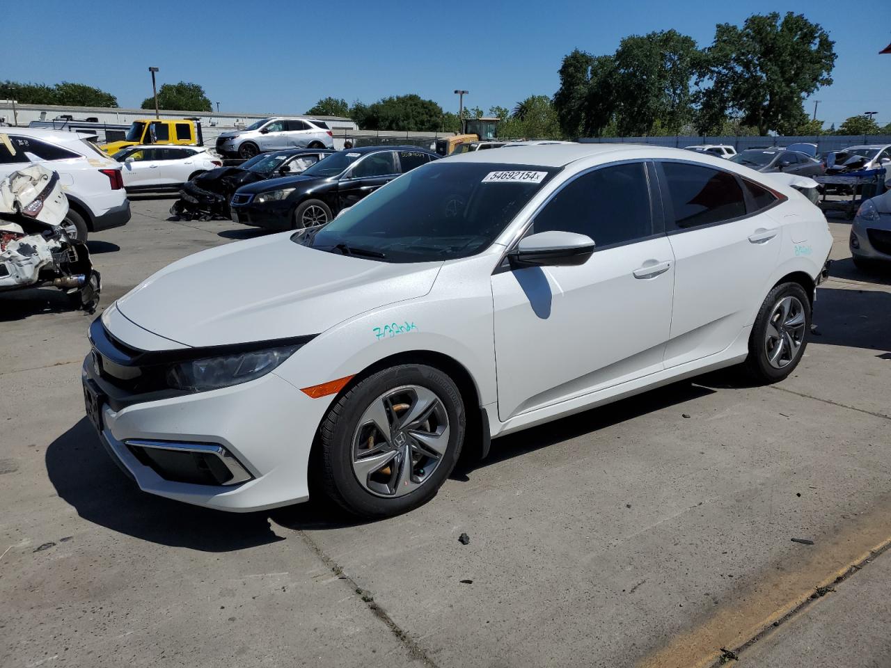 2HGFC2F65KH582170 2019 Honda Civic Lx