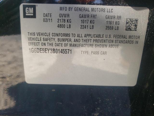 2011 Cadillac Cts Luxury Collection VIN: 1G6DE5EY3B0145571 Lot: 55715464