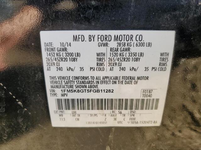 2015 FORD EXPLORER S - 1FM5K8GT5FGB11282