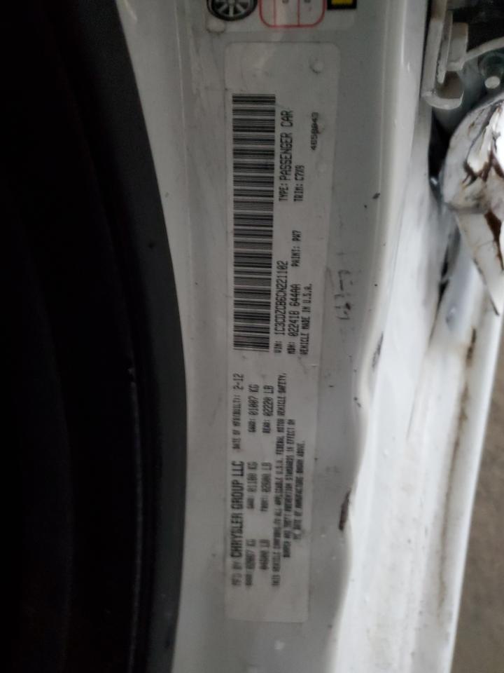 1C3CDZCB6CN221102 2012 Dodge Avenger Sxt