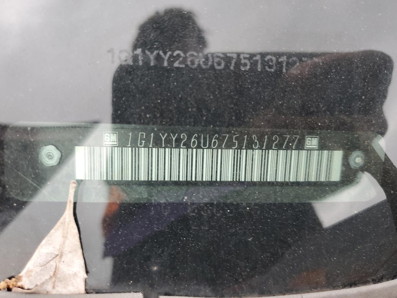 1G1YY26U675131277 2007 Chevrolet Corvette