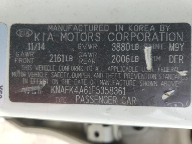 2015 KIA FORTE LX - KNAFK4A61F5358361