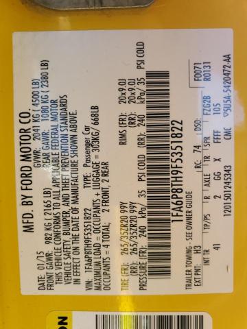 2015 Ford Mustang VIN: 1FA6P8TH9F5351822 Lot: 54925574