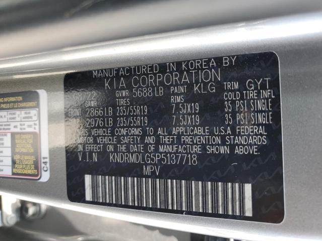 2023 Kia Sorento Sxp VIN: KNDRMDLG5P5137718 Lot: 56861284