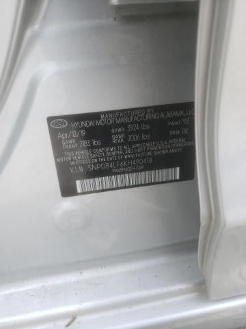 2019 Hyundai Elantra Sel VIN: 5NPD84LF6KH490418 Lot: 55110194